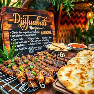 Djibouti Jabati - Best Meat Grill Recipes for Skewers & Flatbread